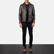 Noah Leather Biker Jacket – alternate product view 4