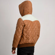 
Norman Leðurjakki Ljósbrúnn Puffer Leðurjakki fyrir Karla – alternate product view 5