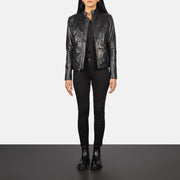 Rumella Leather Biker Jacket – alternate product view 3