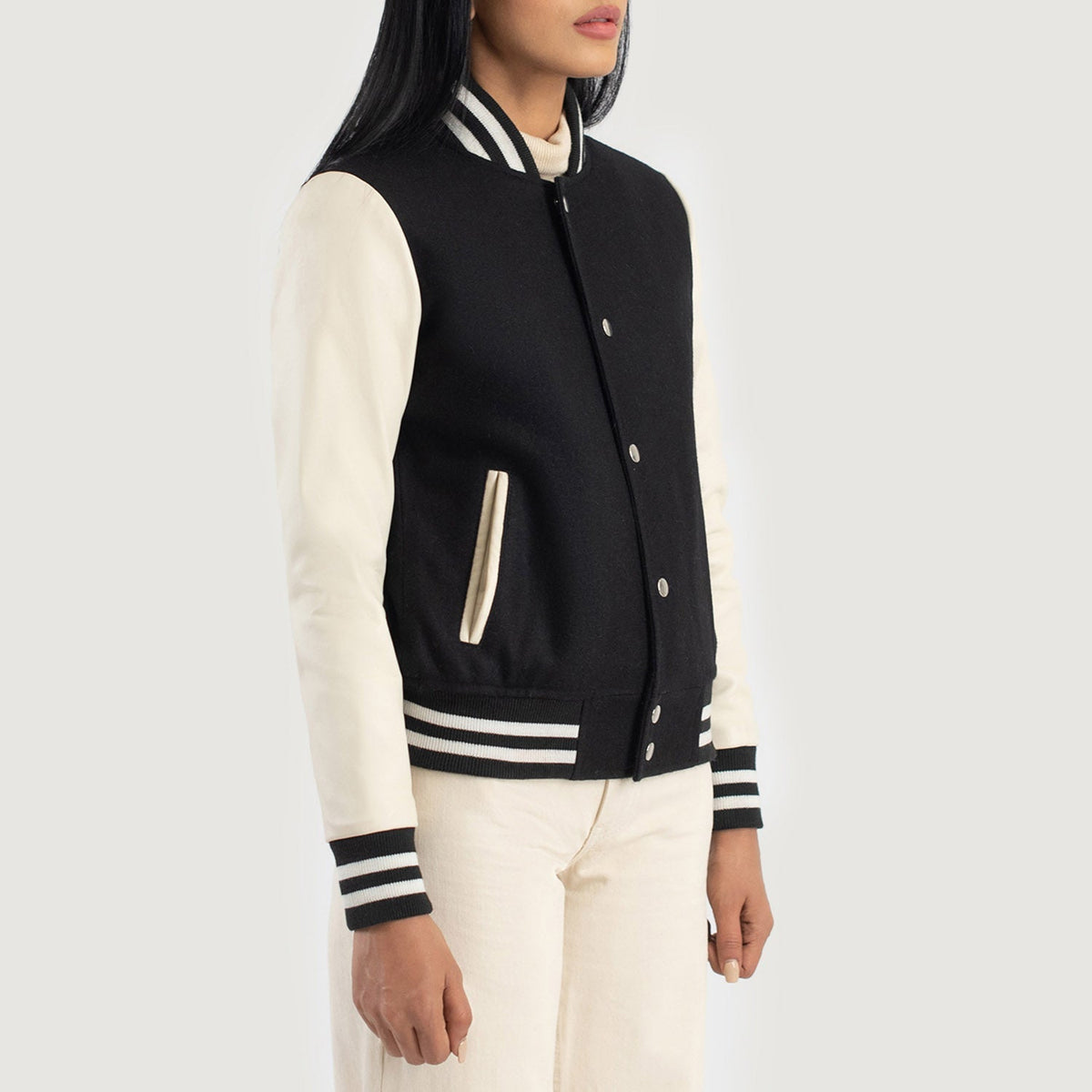 
Savant Varsity Leðurjakki fyrir Konur – alternate product view 2