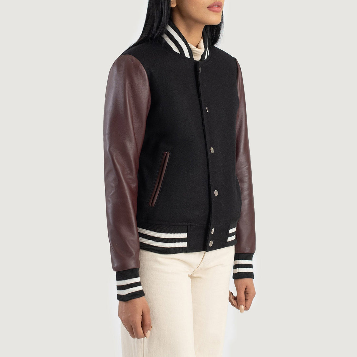 
Savant Varsity Leðurjakki fyrir Konur – alternate product view 2