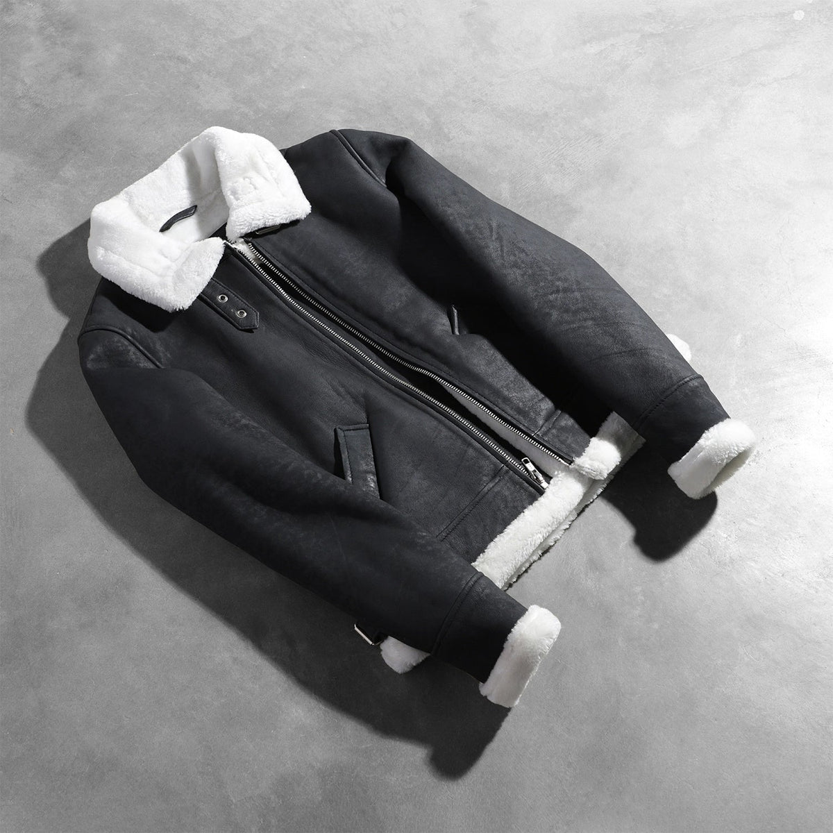 Sherilyn B-3 Black Bomber Jacket – alternate product view 7