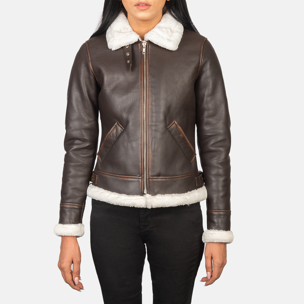 Sherilyn B-3 Black Bomber Jacket – alternate product view 4