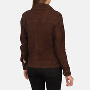 
Suzy Trucker Brúnn Leðurjakki fyrir Konur – alternate product view 5