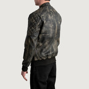 Sven Leather Bomber Jacket – alternate product view 6