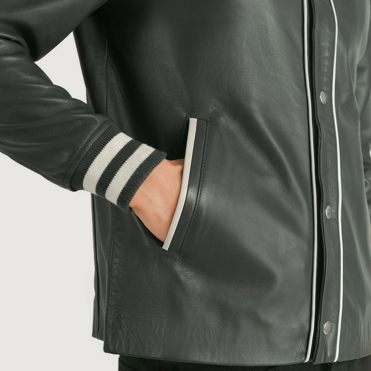 
Willis Varsity Leðurjakki fyrir Karla – alternate product view 6