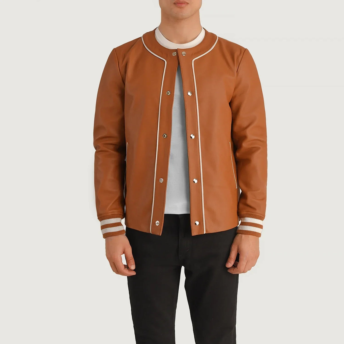 
Willis Varsity Leðurjakki fyrir Karla – alternate product view 1