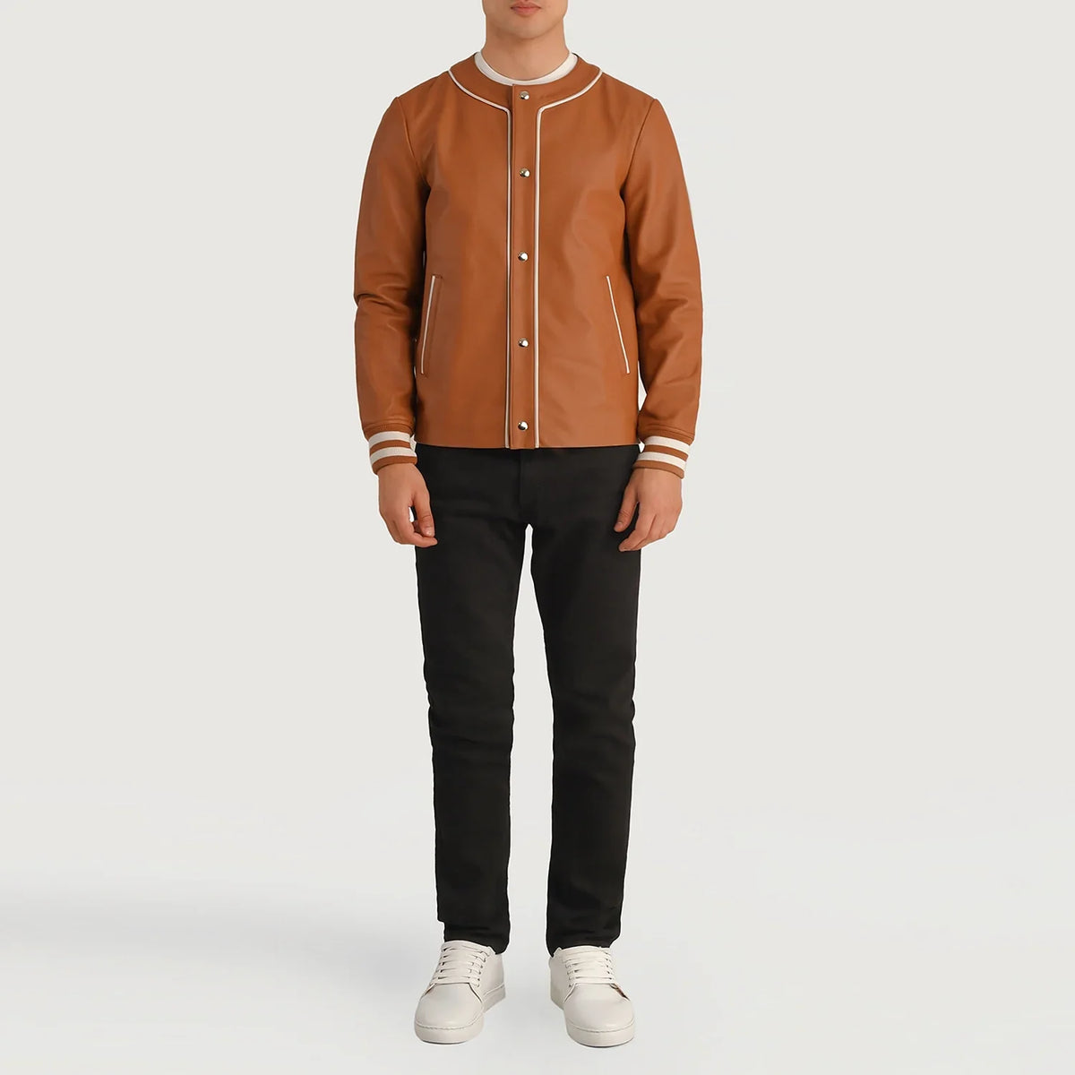 
Willis Varsity Leðurjakki fyrir Karla – alternate product view 3